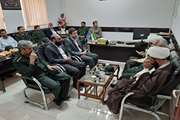 دیدار امام جمعه محترم و فرمانده مقاومت سپاه با مدیر و کارکنان شبکه دامپزشکی باخرز 